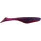 Bass Assassin Walleye Assassin Turbo Shad, 4in, 10 per Pack, Plum, 4, WA32420