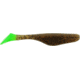 Bass Assassin Walleye Assassin Turbo Shad, 4in, 10 per Pack, Pumpkin Seed/Chart Tail, 4, WA32215