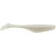 Bass Assassin Walleye Assassin Turbo Shad, 4in, 10 per Pack, Snow Storm, 4, WA32438