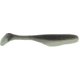 Bass Assassin Walleye Turbo Shad, 10, 4in, Black, WA32300
