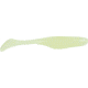 Bass Assassin Walleye Turbo Shad, 10, 4in, Glow, WA32116