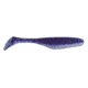 Bass Assassin Walleye Turbo Shad, 10, 4in, Black-Purple Ice, WA32541