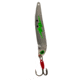 Bay de Noc Flutter Laker Taker Spoon, 4in, Floating, 1/4oz, Silver Green, 9016-SCH
