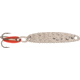 Swedish Pimple Jigging Lure, 1/10 oz, 1 in, Hammered Nickel, 2AN