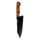Montana Knife Company Smith River Santoku Fixed Blade Knives, 6.875 inch, Magnacut Stainless Steel, Fixed Blade, G-10 Handle, Orange/Black, 11.5 inch, MKC-000386