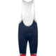 GOREWEAR C5 Fade Bib Cycling Shorts+ Mens in Orbit Blue / Fireball Small Form fit 453AF9DB, 101113-AUAY-M