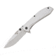 Bear And Son Bear &amp; Son Spring Assisted Frame Lock Knife Stainless Steel 2.9" Bead Blast, Gray, High Carbon Steel, adult, BHQ-212163