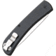 Bear and Son Knives Large Farmhand Folding Knife w/ Clip, 3.63in, High Carbon Stainless Steel, Black Aluminum Handle, 138