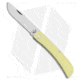 Bear and Son Knives Large Farmhand Traditional Folding Knife, 3.625in, 1095, Normal Blade, G10 Yellow Handle, Steel/Yellow, 8.25in, BHQ-39417