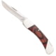 Bear and Son Knives Lockback Folding Knife, 2.75in, 440 Stainless Steel, Rosewood Handle, 205R