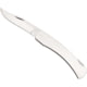 Bear and Son Knives Lockback Folding Knife, 2.75in, High Carbon Stainless Steel, Clip Point, Stainless Steel Handle, 105