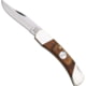 Bear and Son Knives Midsize Lockback Folding Knife, 2.75in, 1095 Carbon Steel, Heritage Walnut Handle, C205
