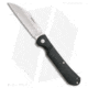 Bear and Son Knives Wharncliffe Folding Knife, 3.25in, D2, Wharncliffe Blade, G10 Black Handle, Steel/Black, 7.75in, BHQ-196291