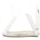 Bear &amp; Son Cutlery 3 7/8 White Smooth Bone Large Stockman - WSB47