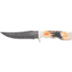 Bear &amp; Son Upswept Skinner Stag Fixed Blade Knife, damascus Steel upswept skinning Blade, India Stag Bone Handle BC577D