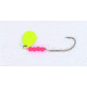 BearPaw Flicker Snelled Hook, Baitholder, Fluorescent Yellow Spinner, 8in Mono, Bronze, Size 6, 6 per Pack, FYBH-6