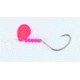 BearPaw Flicker Snelled Hook, Wide Gap, Kahle Bronze, 8in Mono, Fluorescent Orange Spinner, Size 2, 6 per Pack, FOWB-2