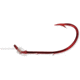 BearPaw Red Sea Guard Snelled Hook / 18in Mono Leader, Size 2, 5 per Pack, SWBR-2