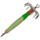 Beau-Mac Squid Jig Skinny Large Natural Glow w/Green 1-1/8, PSJSL-NG