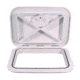 Beckson Marine 11x15&quot; Flush Hatch Vertical or Horizontal - White 46414