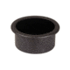 Beckson Shallow Series Recessed Drink Holder - 3 Hole Cut x 1-3/8 Depth, Black, GH31-B1-U