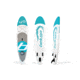 Beluga Boats 10Ft 6In All Round Cross Stand Up Inflatable Paddle Board, Turquoise BL106AR