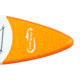 Beluga Boats 11Ft 8In Touring Traveler Stand Up Inflatable Paddle Board, Orange BL118TT