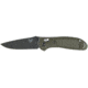 Benchmade 551 Griptilian Folding Knife, Plain Edge/ BK1 Coated D2 Steel Blade/ Olive Drab Handle 551BKODD2