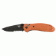 Benchmade 551 Griptilian Knife by Pardue Design w/ Combo Edge BK1 Coated Blade &amp; Orange Handle 551SBK-ORG