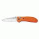 Benchmade 551 Griptilian Knife by Pardue Design w/ Plain Edge Blade &amp; Orange Handle 551-ORG