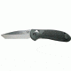 Benchmade Griptillian Tanto Folding Knife, Plain Edge, Satin Blade, Black Handle 553