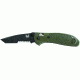 Benchmade Griptillian Tanto Folding Knife, Combo Edge, BK1 Blade, Olive Drab Handle 553SBKOD