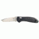 Benchmade Griptillian Tanto Folding Knife, Combo Edge, Satin Blade, Black Handle 553S