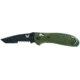 Benchmade Griptillian Tanto Folding Knife, Plain Edge, BK1 Blade, Olive Drab Handle 553BKOD
