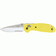 Benchmade Mini-Griptilian Folding Knife, Combo Edge, Satin Blade, Yellow Handle 556S-YEL