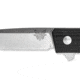 Benchmade Tengu Flipper Folding Knife, 2.77in, Tanto, Black Contoured G10 Handle with white G10 Base layer, 601