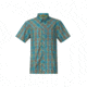 Bergans of Norway Marstein Short Sleeve Shirt - Mens-GrOlive/LtSeaBluCh-Large
