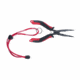Berkley 6in XCD Bent Nose Pliers, Red/Gray/Black, 1402758