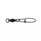 Berkley Ball Bearing Cross-Lok Snap Swivel, 175#, Black, 2/Pack, P5XBB