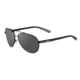 Berkley BER001 Sunglasses, Black Frame, Grey Lens, 1479092