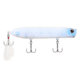 Berkley Cane Walker Hard Bait, Topwater, 110, 5/7 oz, 110mm, Topwater, Hook Size 6, 3 Hooks, Ghost White, 110, 1542697