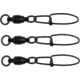 Berkley Cross-Lok Snap and Swivels, Black, Ball Bearing, Size 3 176095