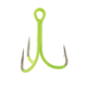 Berkley Fusion19 EWG Treble Hooks, 6, Chartreuse, FSN19EWGTR6-CH