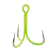 Berkley Fusion19 EWG Treble Hooks, 8, Chartreuse, FSN19EWGTR8-CH