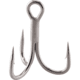 Berkley Fusion19 Treble 3x Hooks, Matte Nickel, 1/0, 1547639