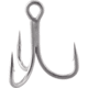 Berkley Fusion19 Treble 3x Hooks, Matte Nickel, 1, 1547488