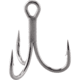 Berkley Fusion19 Treble 3x Hooks, Matte Nickel, 6, 1547484