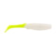 Berkley Gulp! Paddleshad Soft Bait Lures, 3in, 5 Pack, Pearl White/Chartreuse, 1545517