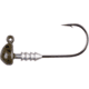 Berkley Half Head Jigs, Hook Size 1, Tackle Size 1/16 oz / 1.8g, Green Pumpkin, 1435326
