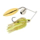 Berkley Power Blade Compact Colorado/Willow Spinnerbait, 1oz, White Chartreuse/Silver + Gold, 1570622